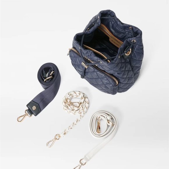 MZ WALLACE CROSBY DRAWSTRING BUCKET BAG - Picture 2 of 8